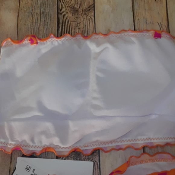 Salt & Cove Cherry on Top Smocked Bandeau Bikini - Picture 15 of 15